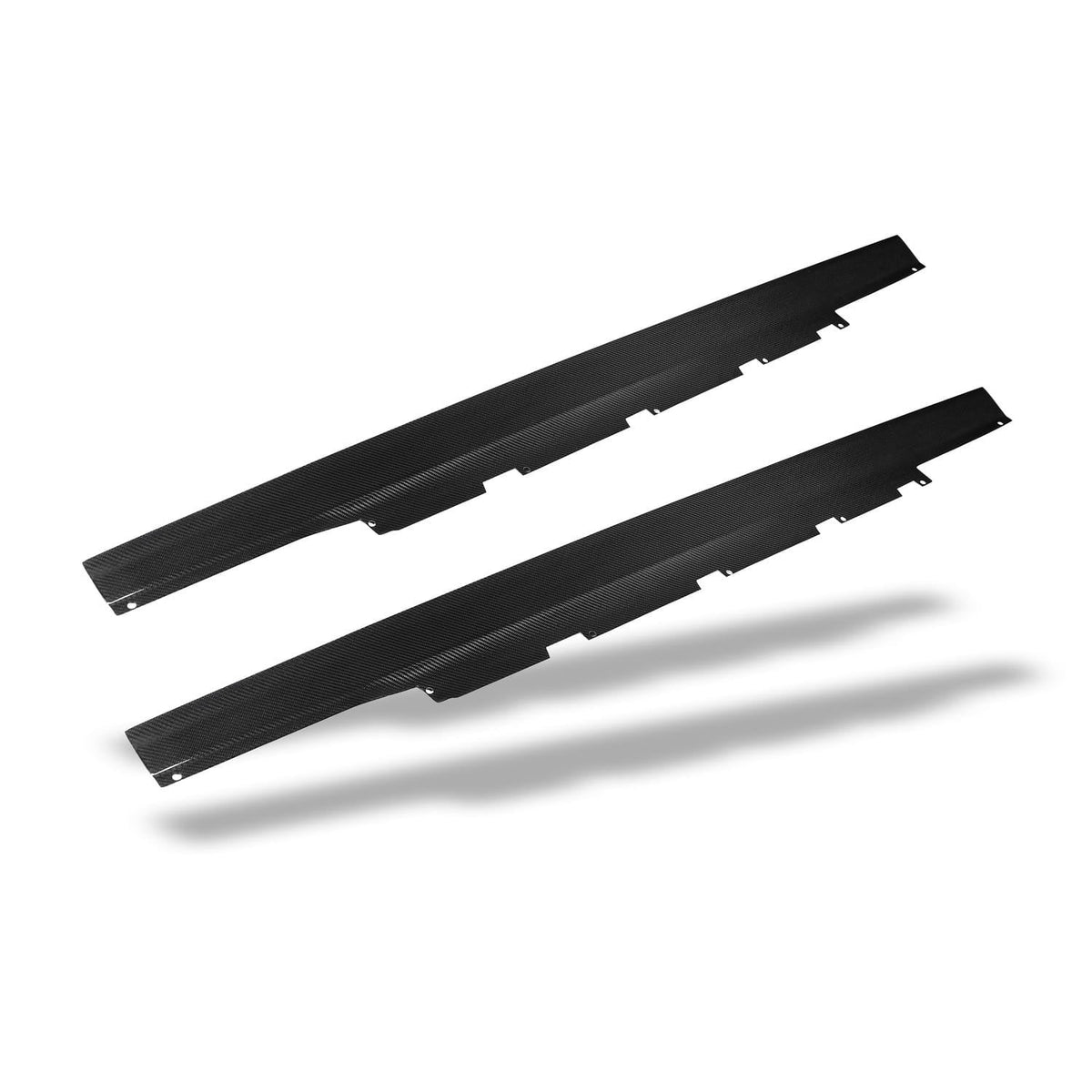 Revozport Carbon Fiber Side Skirts - Audi C8 RS7