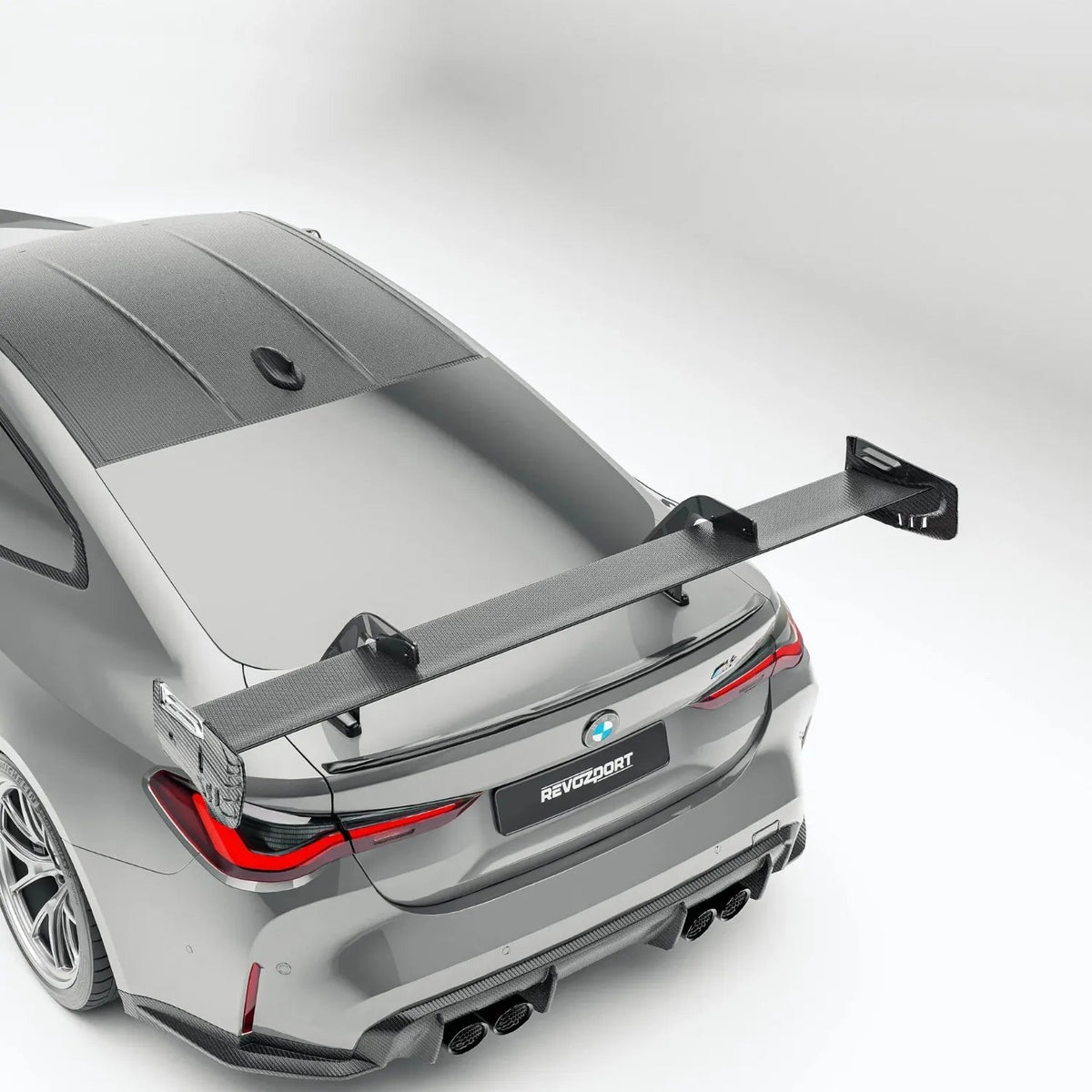 Revozport Carbon Fiber Rear Wing Spoiler - BMW / G22 / G82 / 4 Series / M4
