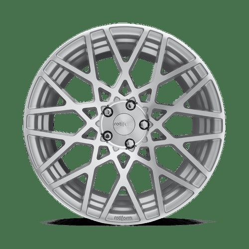 Rotiform Cast BLQ 18" 5x112 Gloss Silver Machined