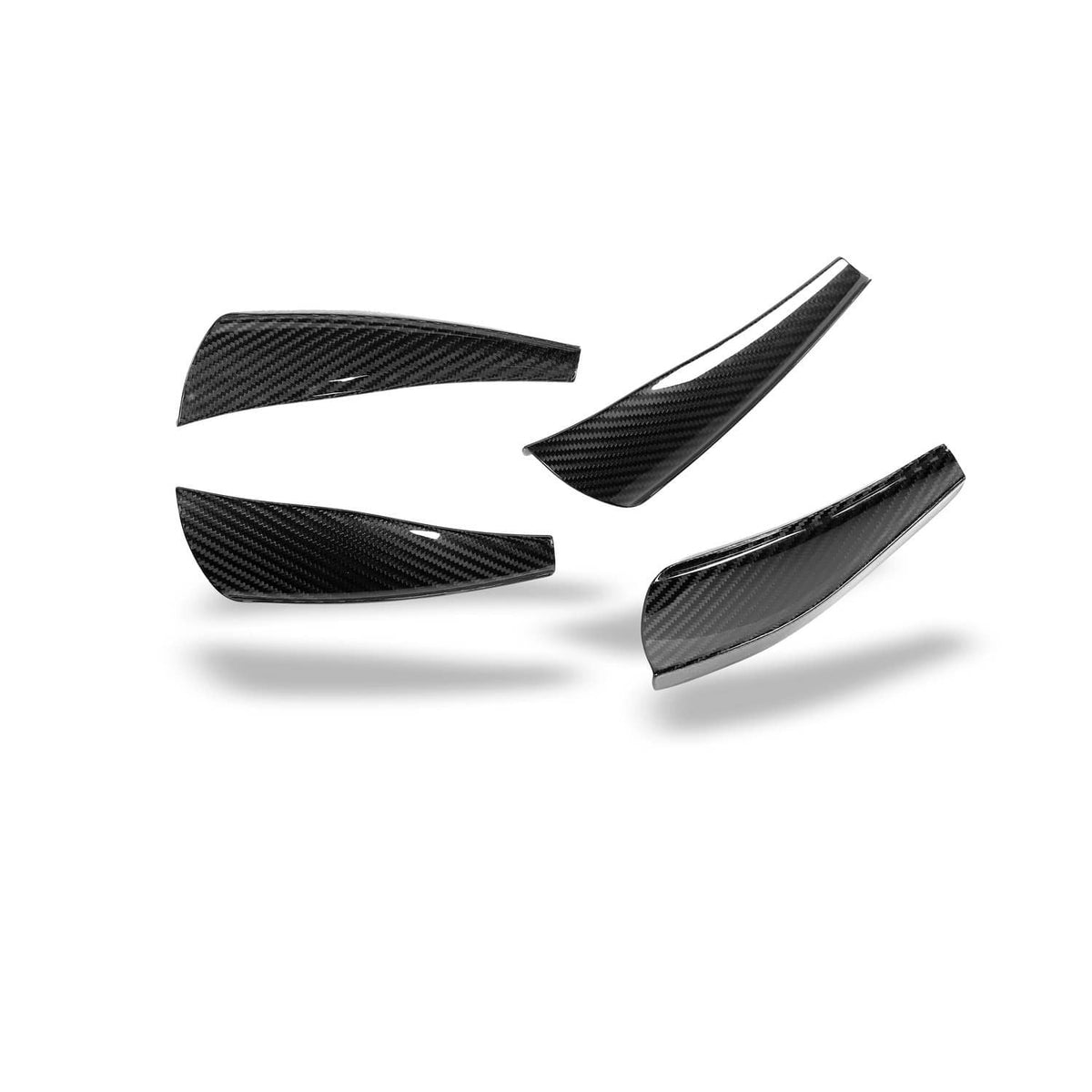 Revozport Carbon Fiber Front Bumper Canards - BMW G87 M2