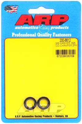 ARP 3/8 ID .625 OD Chamfer Black Washer - 2 Pack