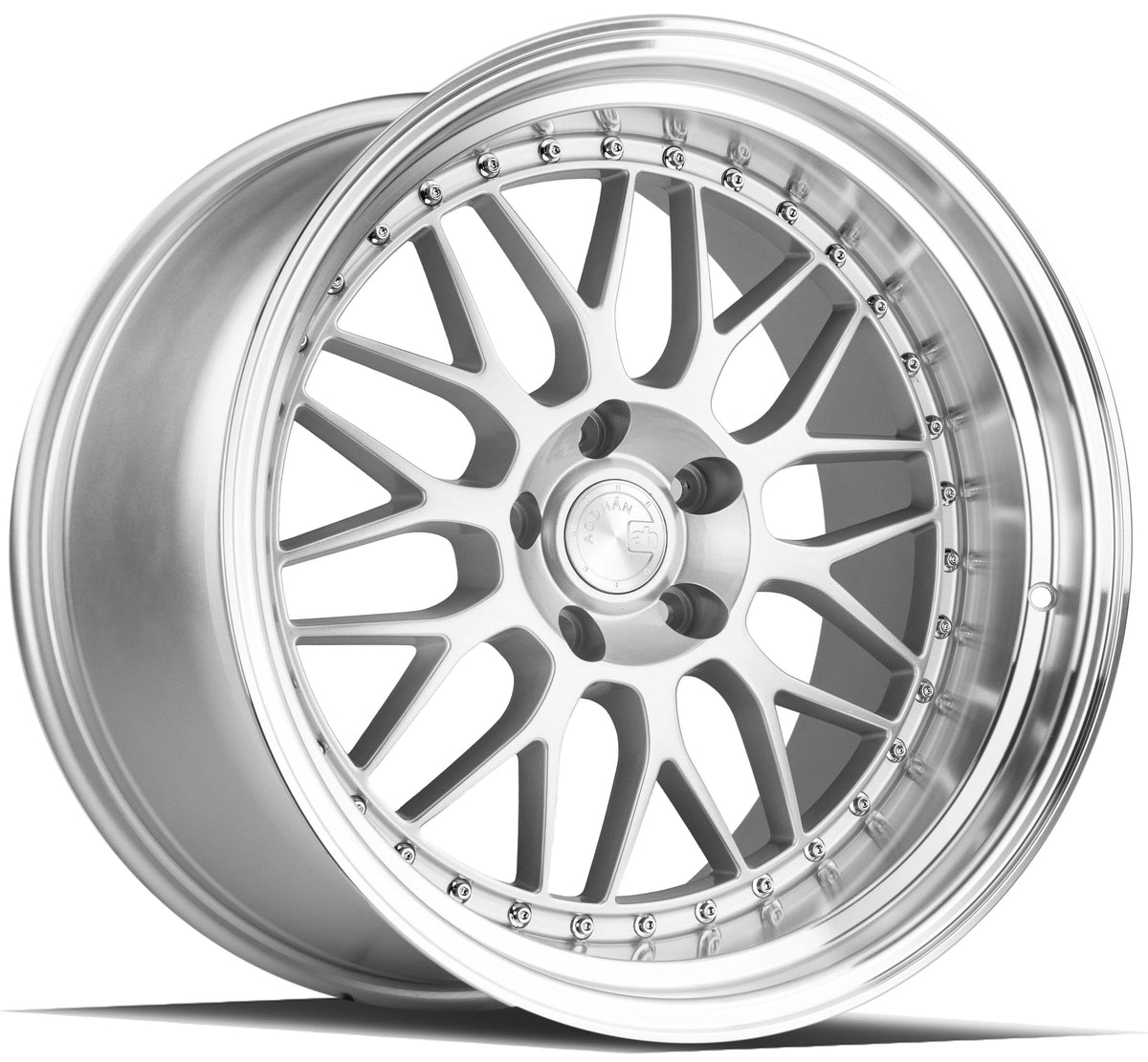 Aodhan AH02 19" 5x112 Silver w/ Machined Lip