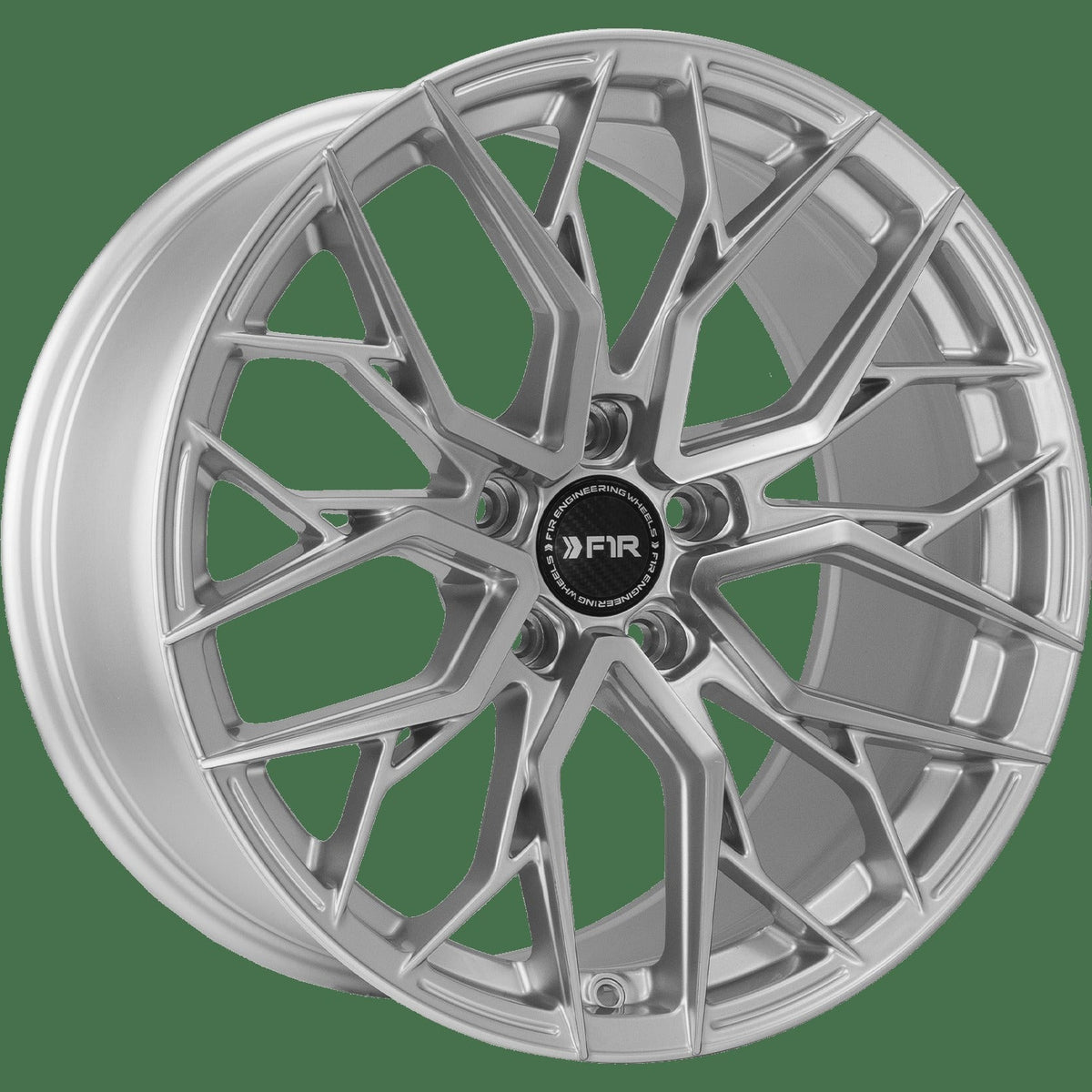 F1R FS3 19" 5x112 Machine Silver