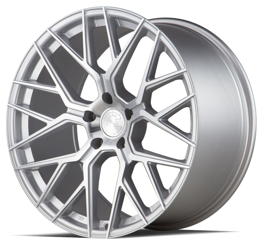 Aodhan AFF9 20" 5x112 Gloss Silver Machined Face