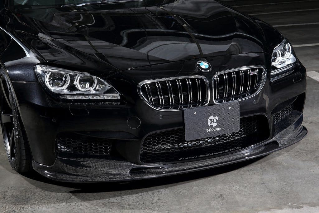 3D Design - M6 F06 / F12 / F13 Front Lip Spoiler Set Front lip + lower splitters