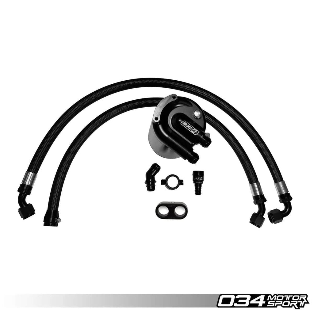 034Motorsport Billet Catch Can Kit - VW / Audi / MK8 / GTI / 8Y / A3 / S3