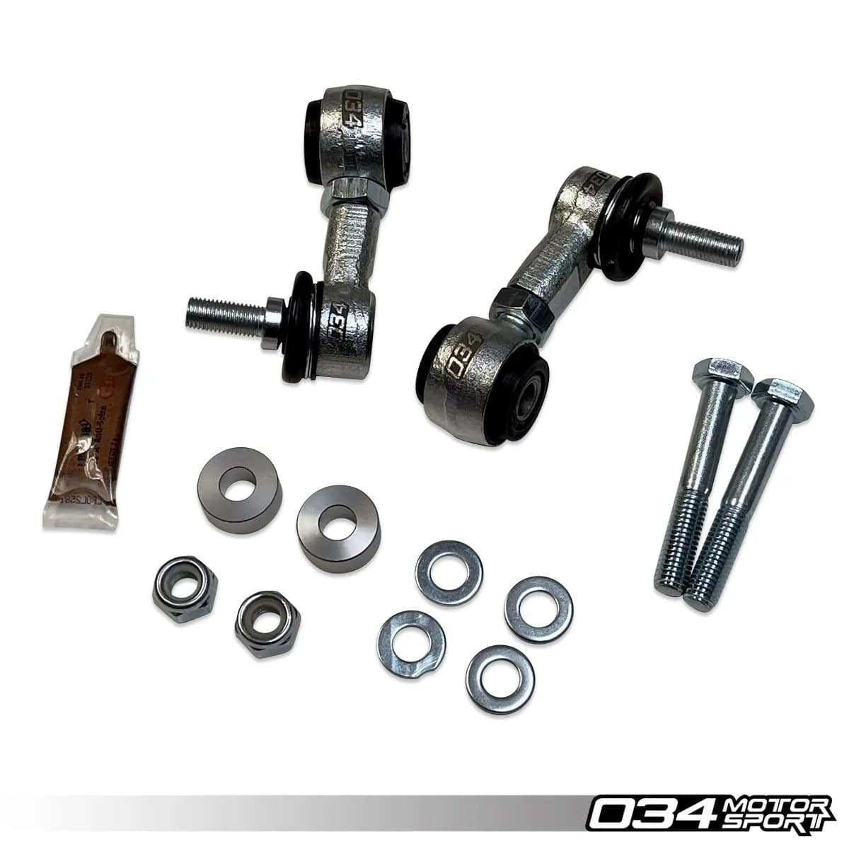 034Motorsport Dynamic+ Adjustable Rear Sway Bar End Link Kit - Audi / B8 / B8.5 / A4 / A5 / S4 / S5 Q5 / SQ5 / C7 / C7.5 / A6 / S6 / RS6 / A7 / S7 / RS7