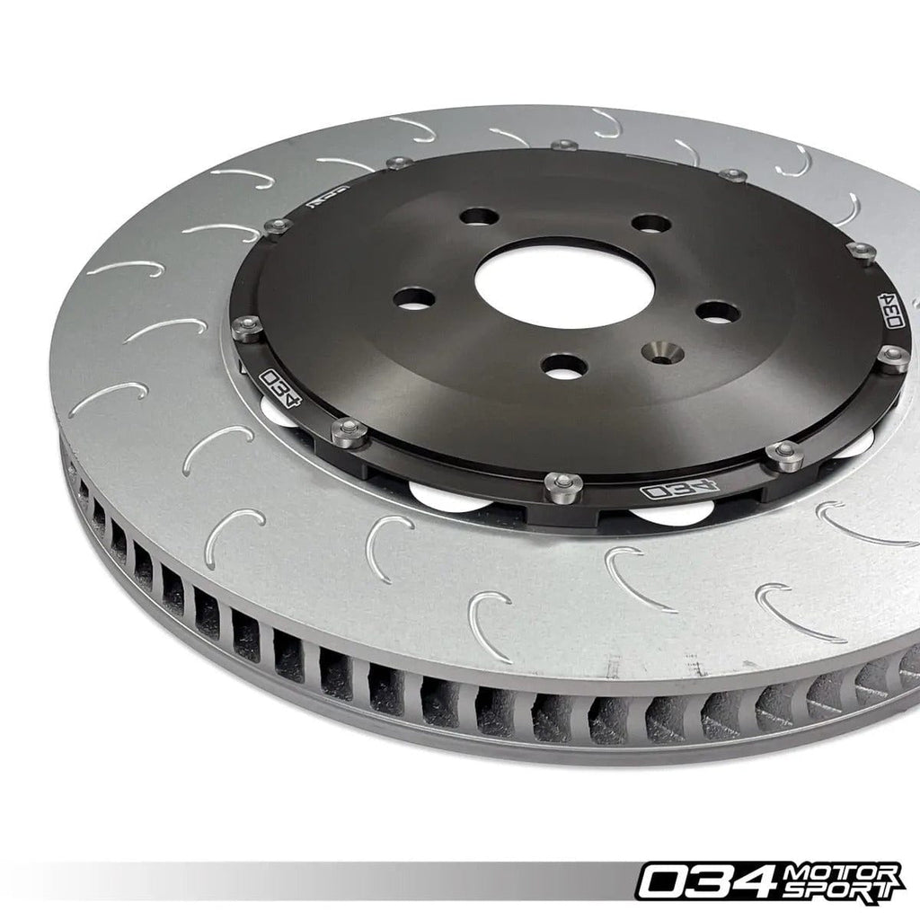 034Motorsport 2-Piece Floating Front Brake Rotor Upgrade Kit - Audi 8S TT-RS