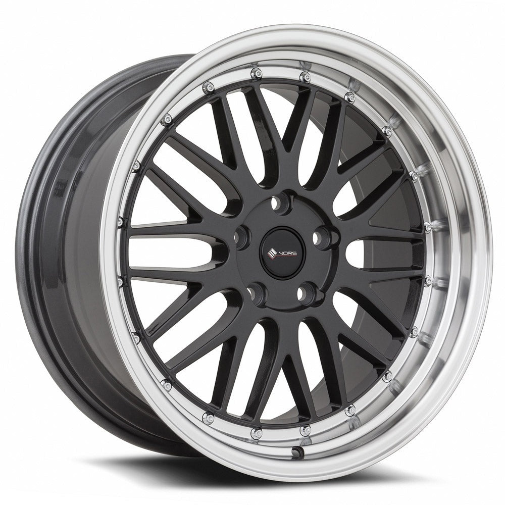 VORS VR8 18" 5x108 Hyper Black Machined Lip
