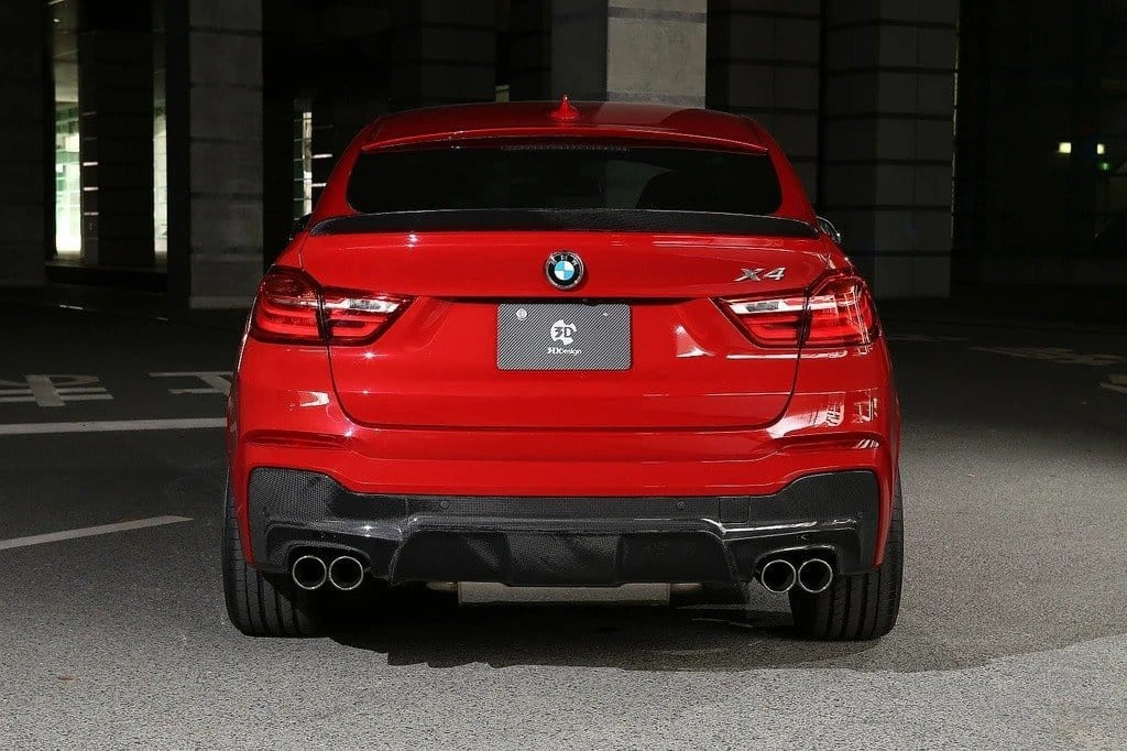 3D Design F26 X4 Carbon Trunk Spoiler