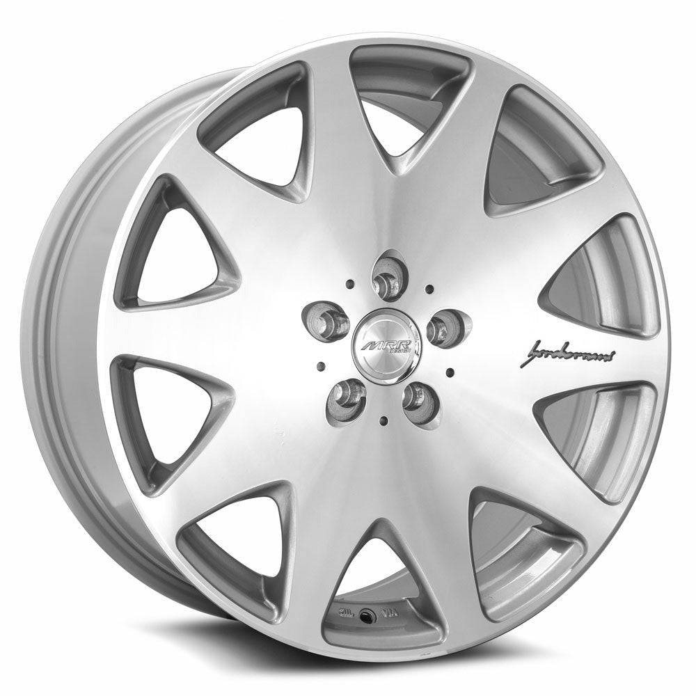 MRR HR3 19" 5x112 Silver Machined Face