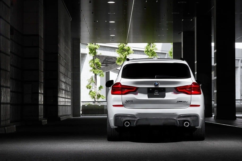 3D Design G01 X3 Carbon Rear Diffuser