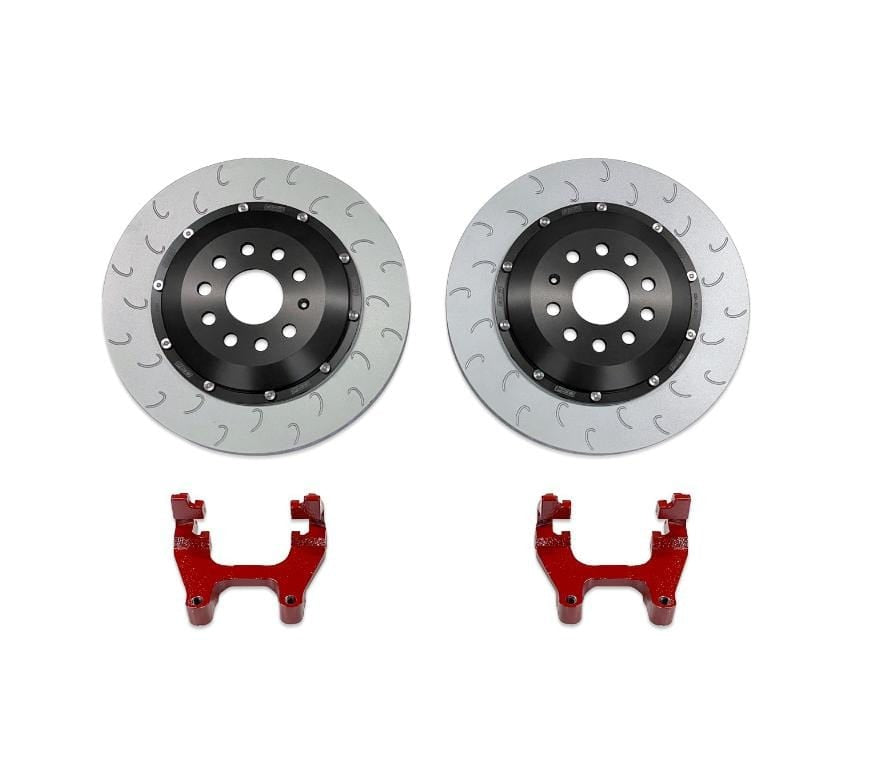 034Motorsport 2-Piece Floating Rear Brake Rotor 350mm Upgrade - VW / Audi / MQB / 8V / A3 / S3 / RS3 / TT / Golf R