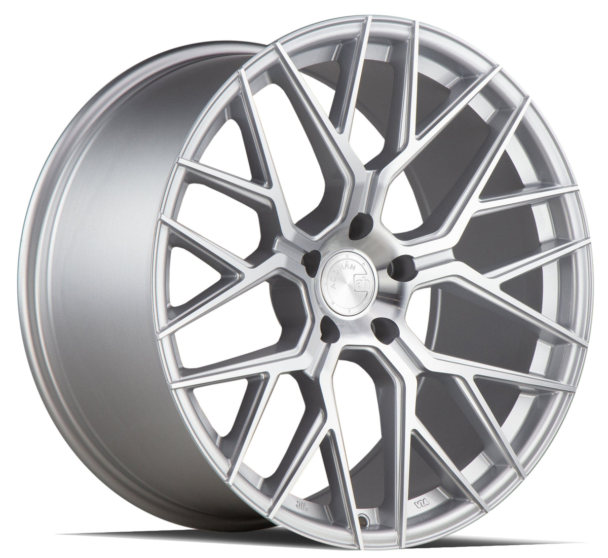 Aodhan AFF9 20" 5x112 Gloss Silver Machined Face