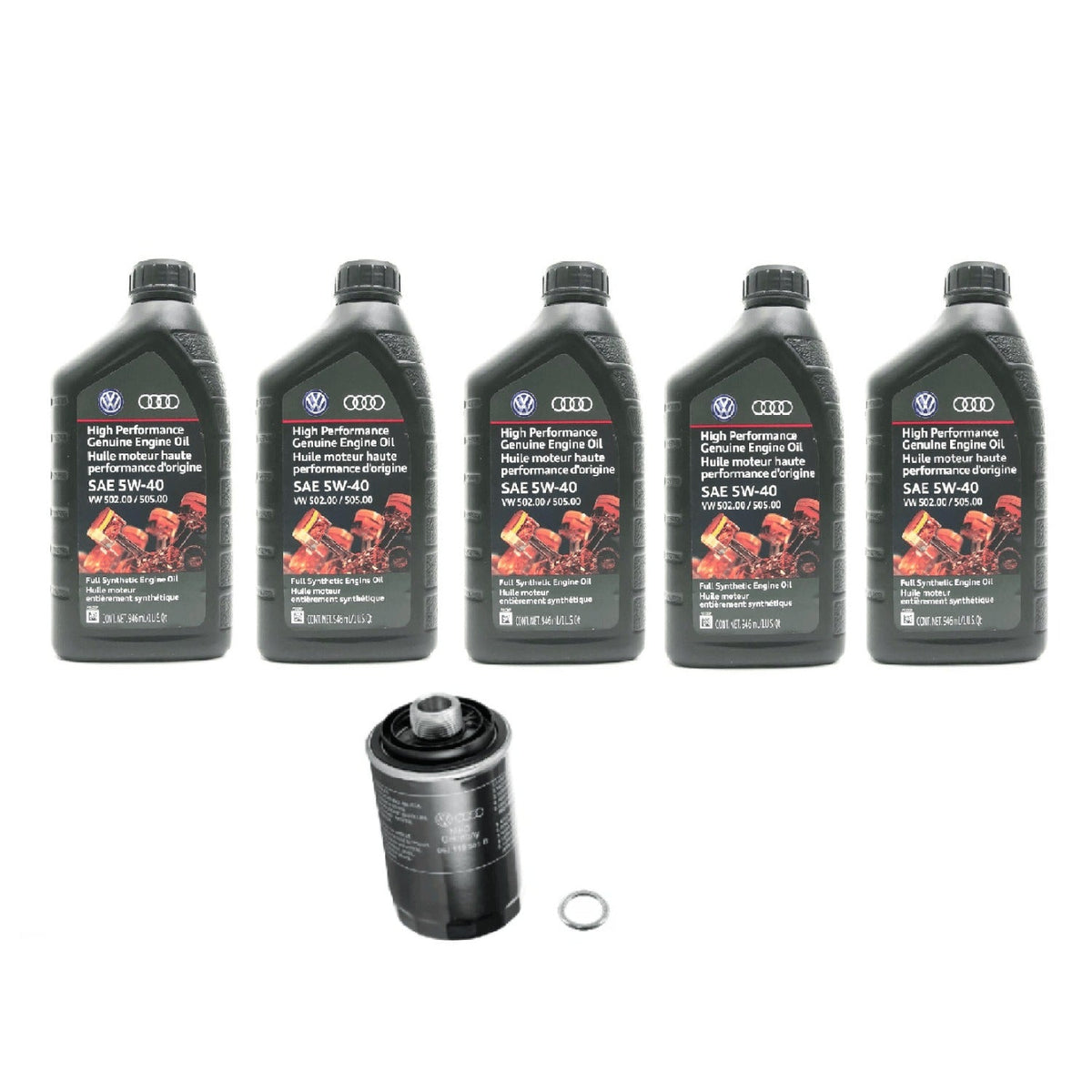 Oil Service Kit (Genuine 5w-40) - VW/Audi / 2.0 TSi