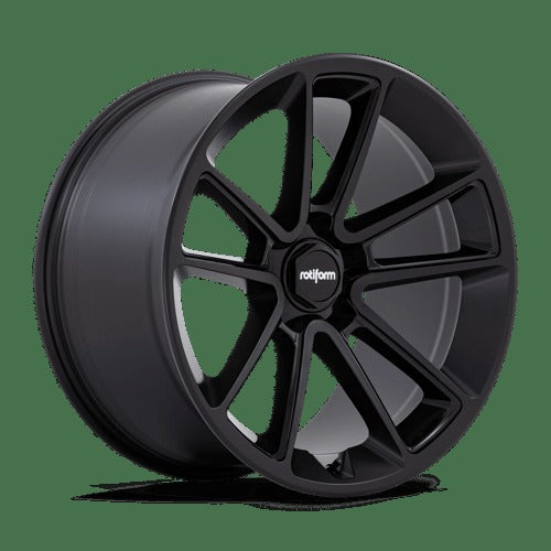Rotiform Cast BTL 22" 5x112 Matte Black w/ Black Cap