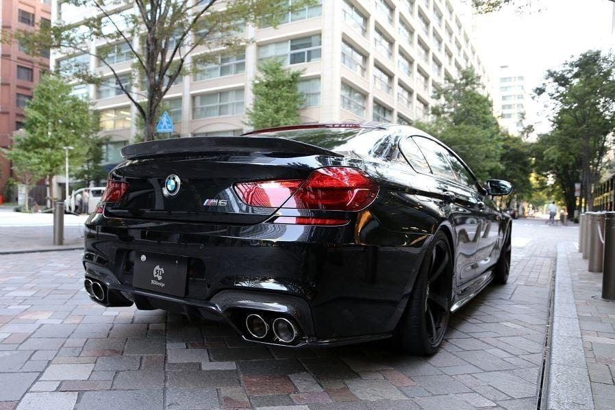 3D Design F06 / F12 / F13 M6 Carbon Rear Under Splitter Set
