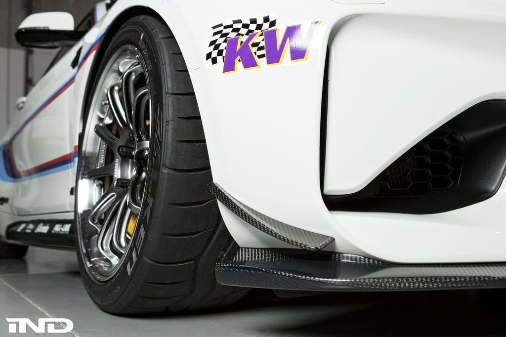 3D Design - M2 F87 Bumper Canards Carbon