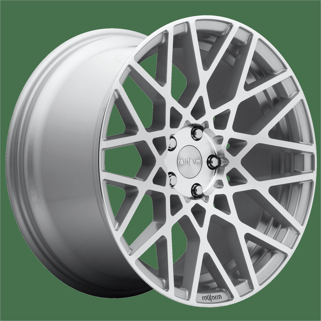 Rotiform Cast BLQ 18" 5x112 Gloss Silver Machined