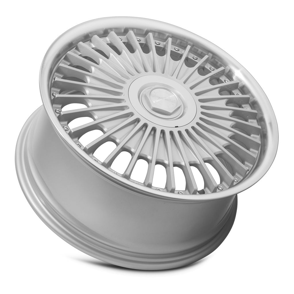 MRR VP4 19" 5x108 Silver Machined Lip