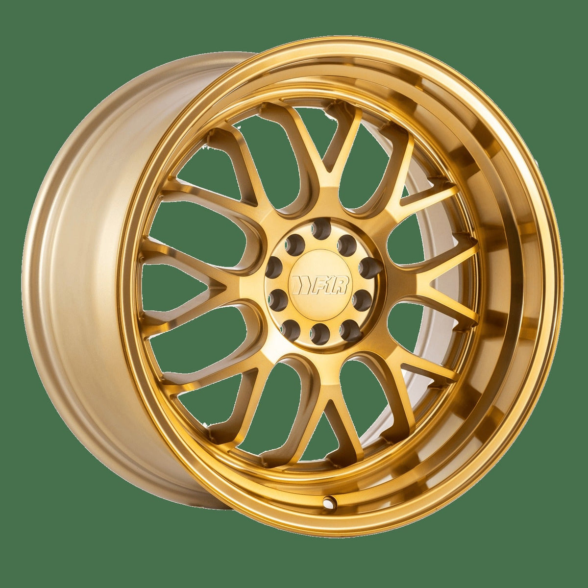 F1R F21 18" 5x112/114.3 Machine Gold (NLA)
