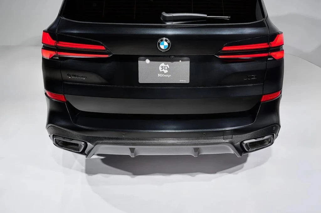 3D Design LCI Carbon Rear Diffuser Set - BMW G05 X5