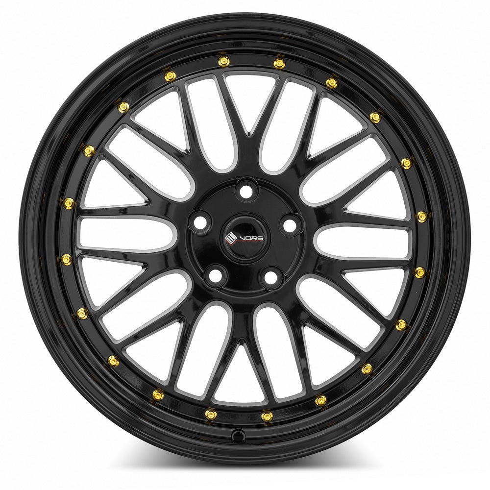 VORS VR8 18" 4x100 Gloss Black