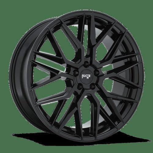 Niche Cast Gamma 22" 5x112 Gloss Black