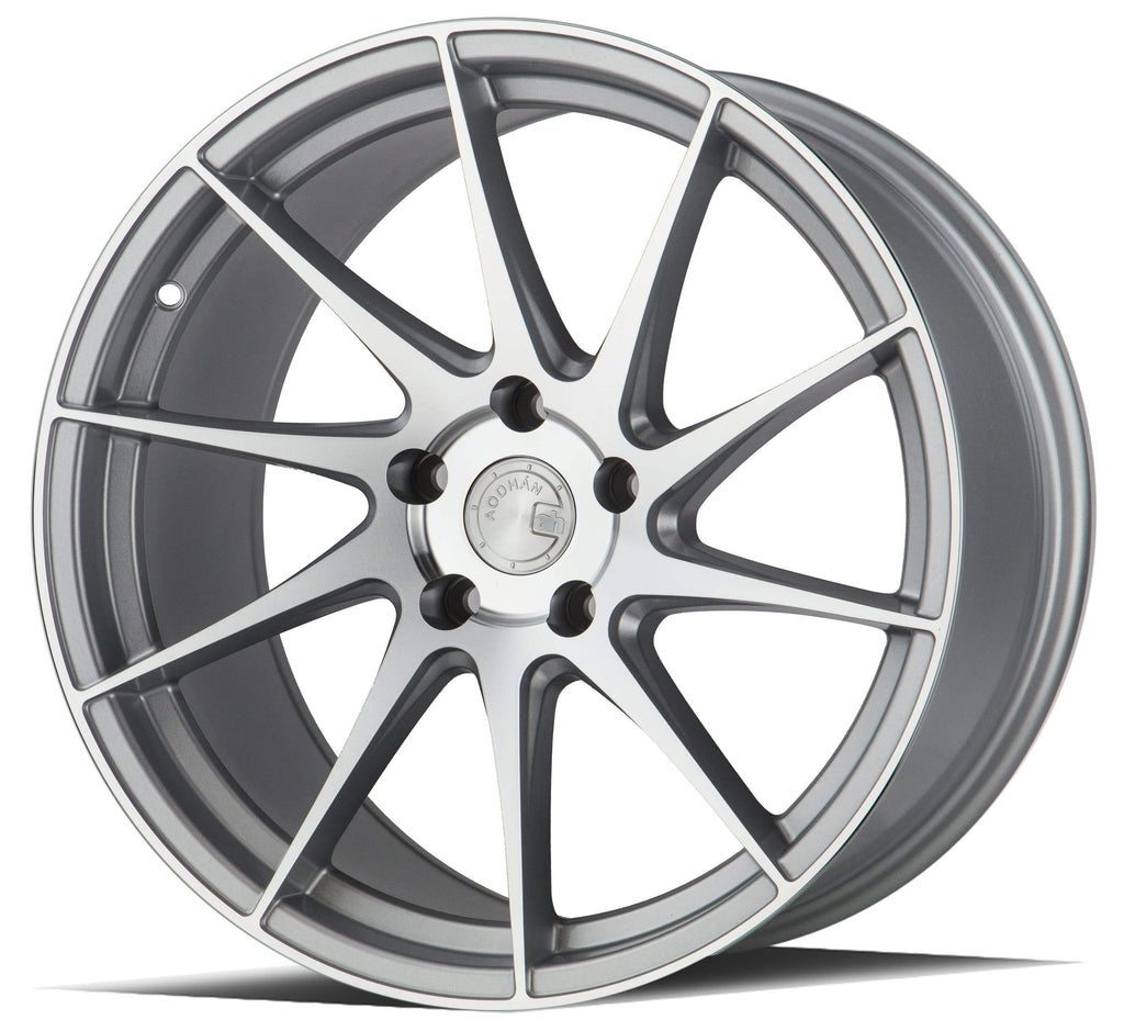 Aodhan AH09 18" 5x112 (Passenger Side) Gloss Silver Machined Face