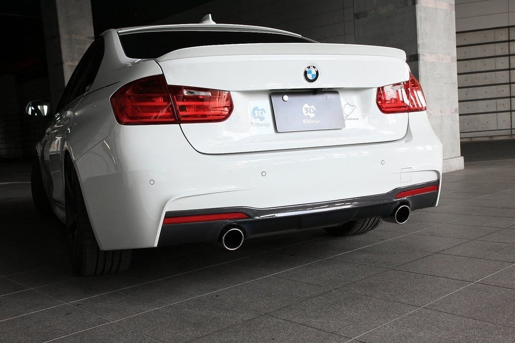 3D Design - 3 Series F30 / F31 M-Sport 335i Rear Diffuser 2 tip