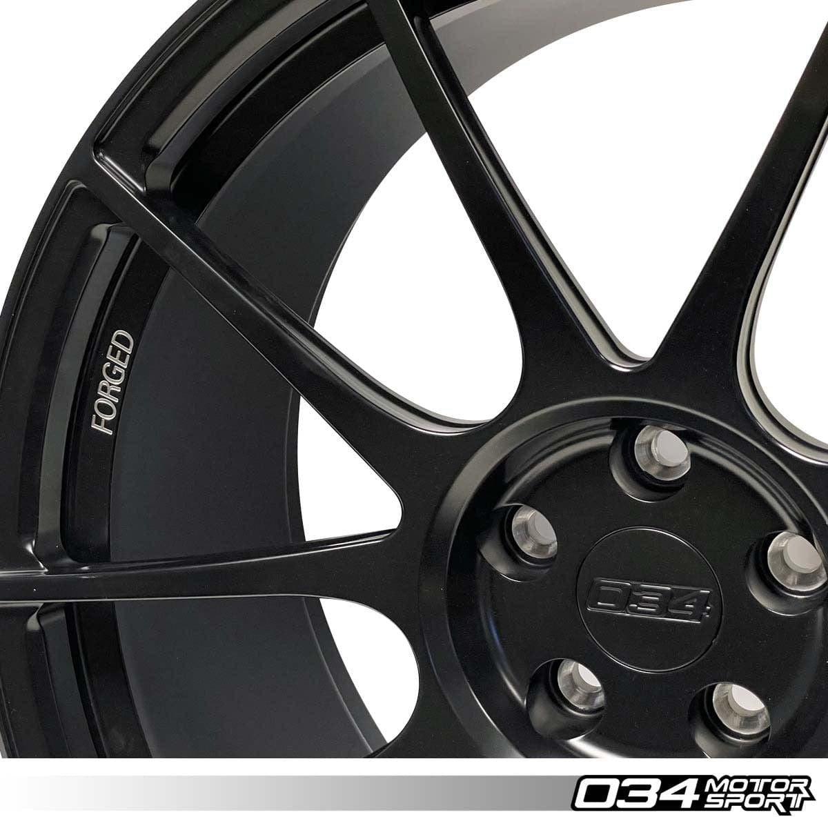 034Motorsport ZTF-R01 Forged Wheels 21" 5x112 Satin Black