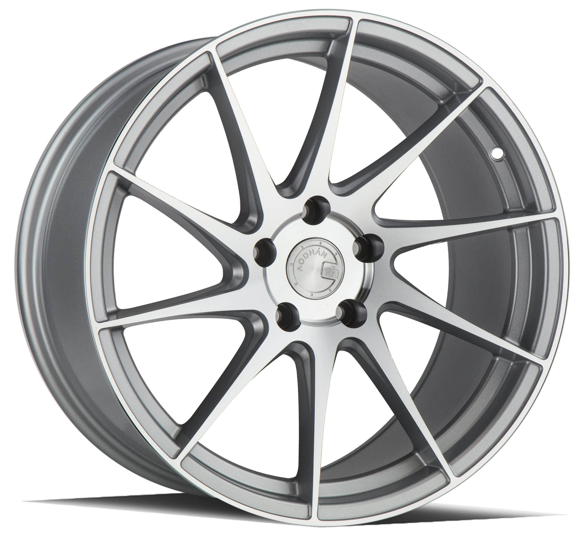 Aodhan AH09 18" 5x112 (Driver Side) Gloss Silver Machined Face