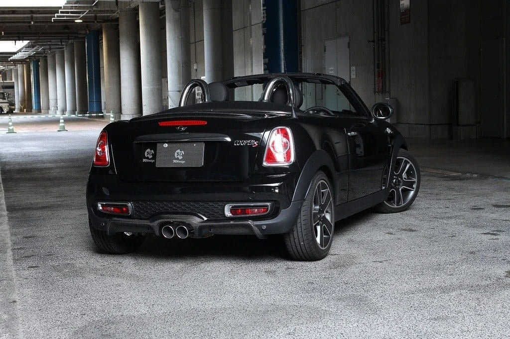 3D Design Mini R58 / R59 Cooper S Carbon Fiber Rear Diffuser