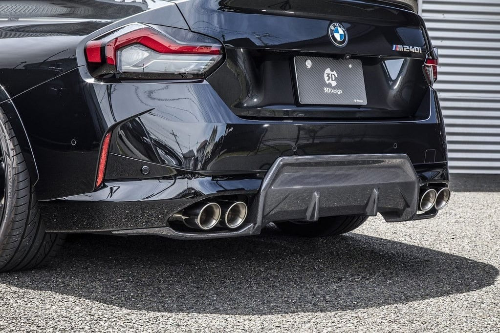 3D Design BMW G42 M240i Carbon Rear Diffuser (4 Tip Exhausts)