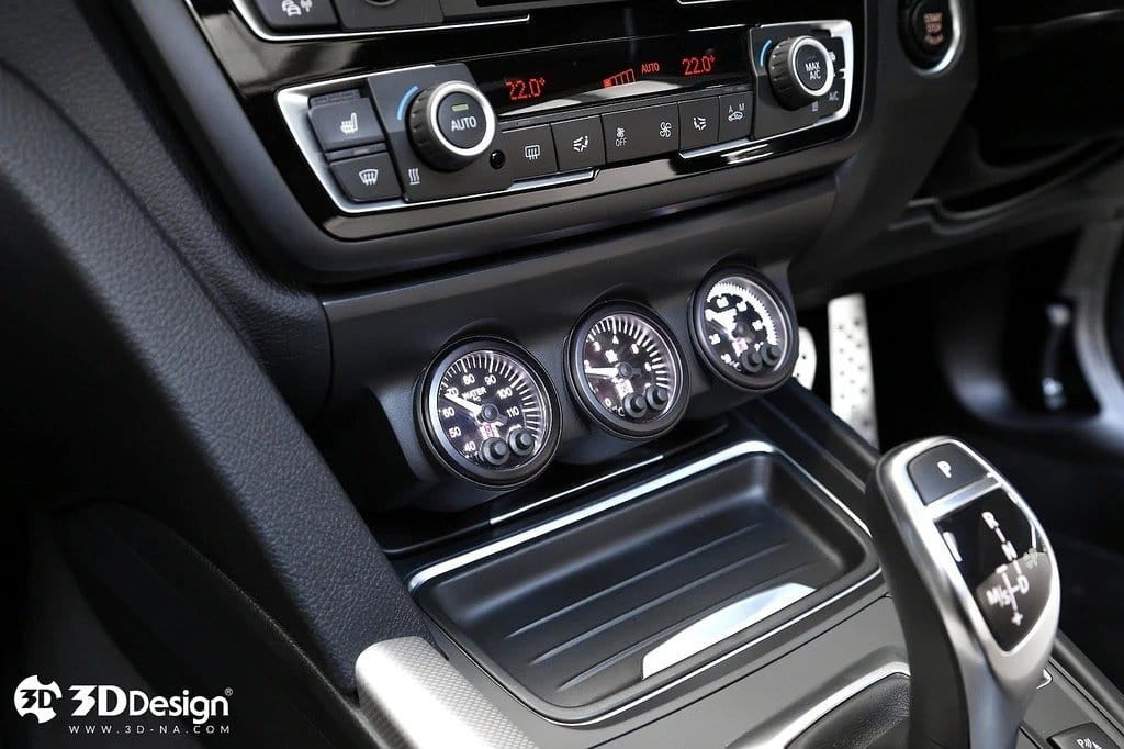 3D Design F3X 3-Series Gauge Panel