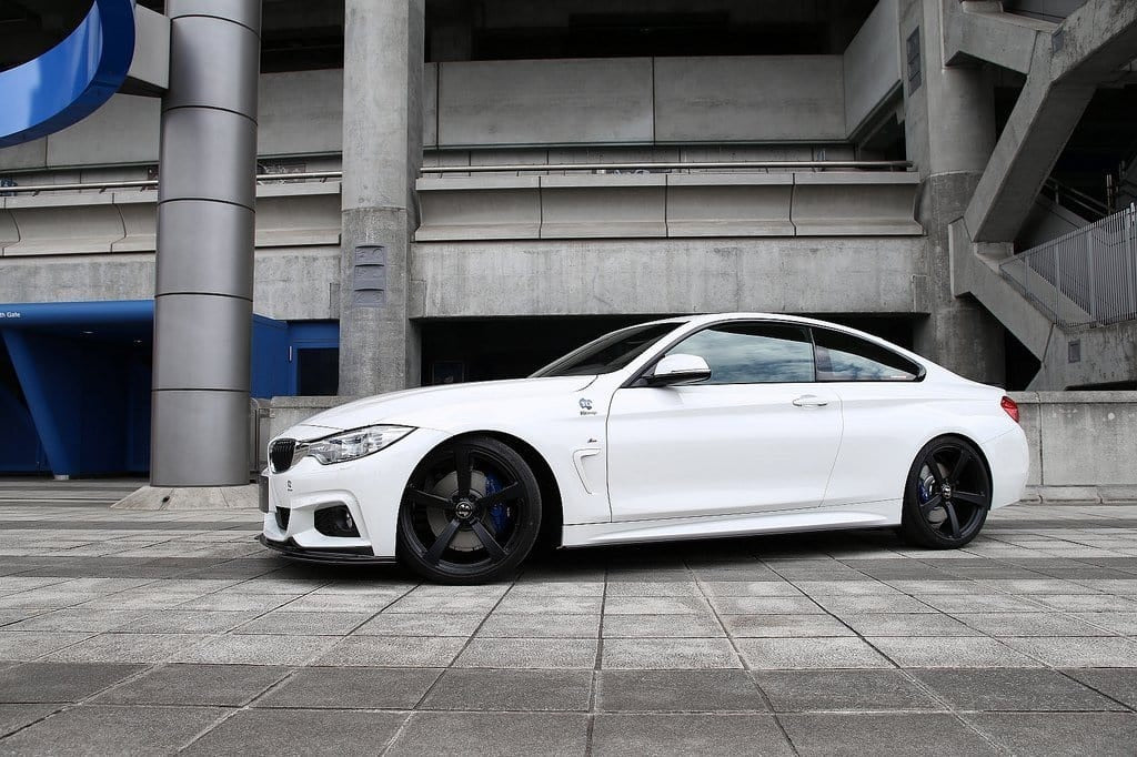 3D Design - 4 Series F32 / F36 Front Lip Spoiler Carbon