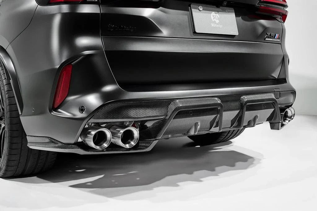 3D Design Carbon Rear Diffuser Set - BMW F95 X5M