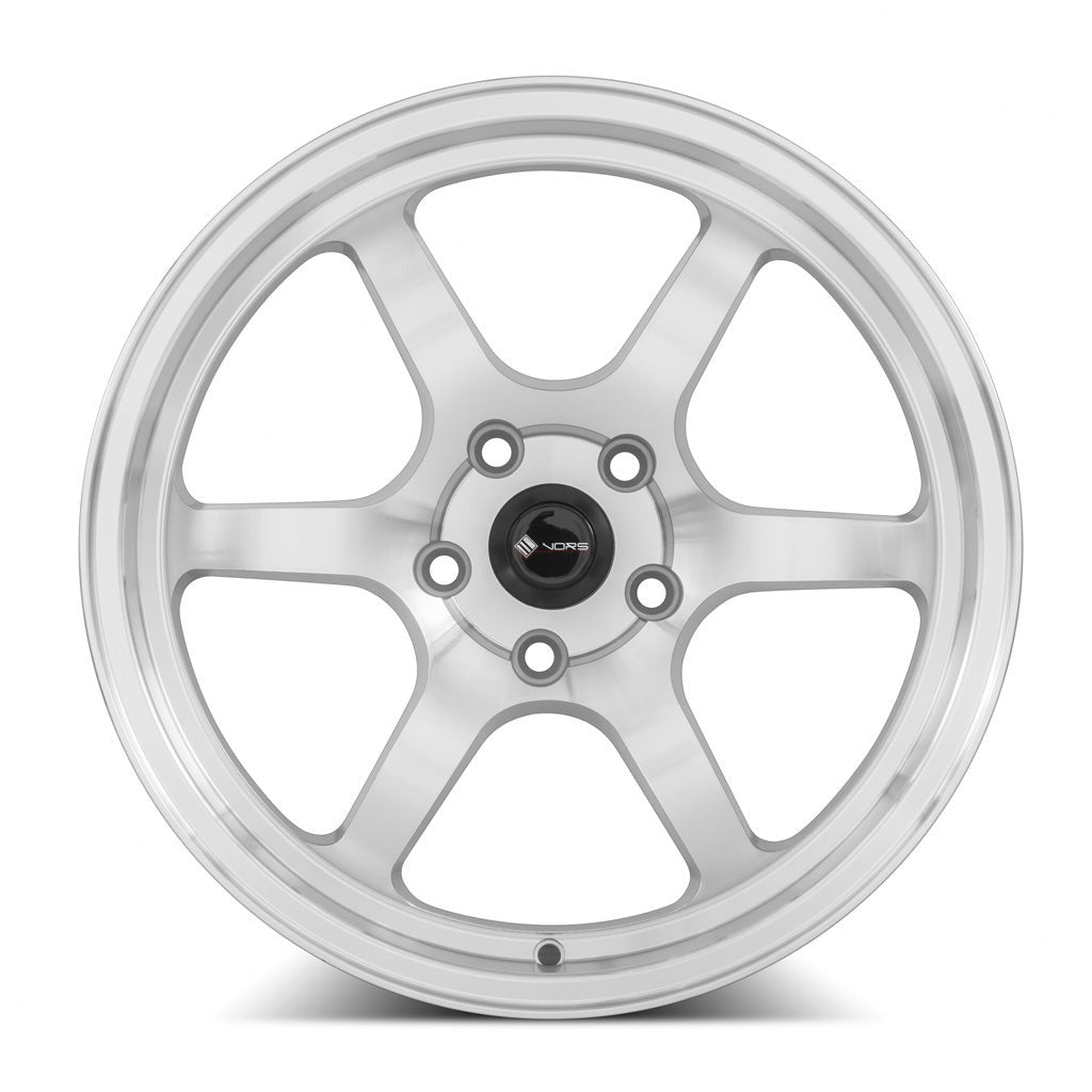 VORS LT61 17" 5x114.3 Silver Machined Face