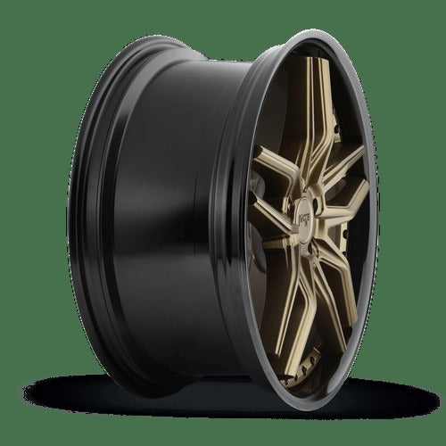 Niche 1PC M195 Methos 20" 5x112 Matte Bronze Black Bead Ring