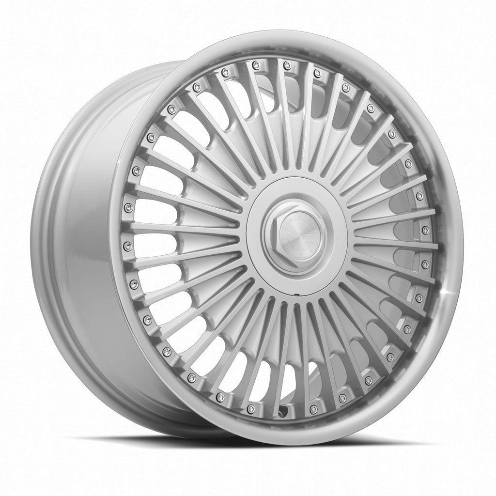 MRR VP4 19" 5x108 Silver Machined Lip