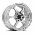 VORS LT61 15" 4x100/4x114.3 Silver Machined Face