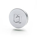 Titan 7 58mm Flat Center Cap Set of 4 (Polished Clear)