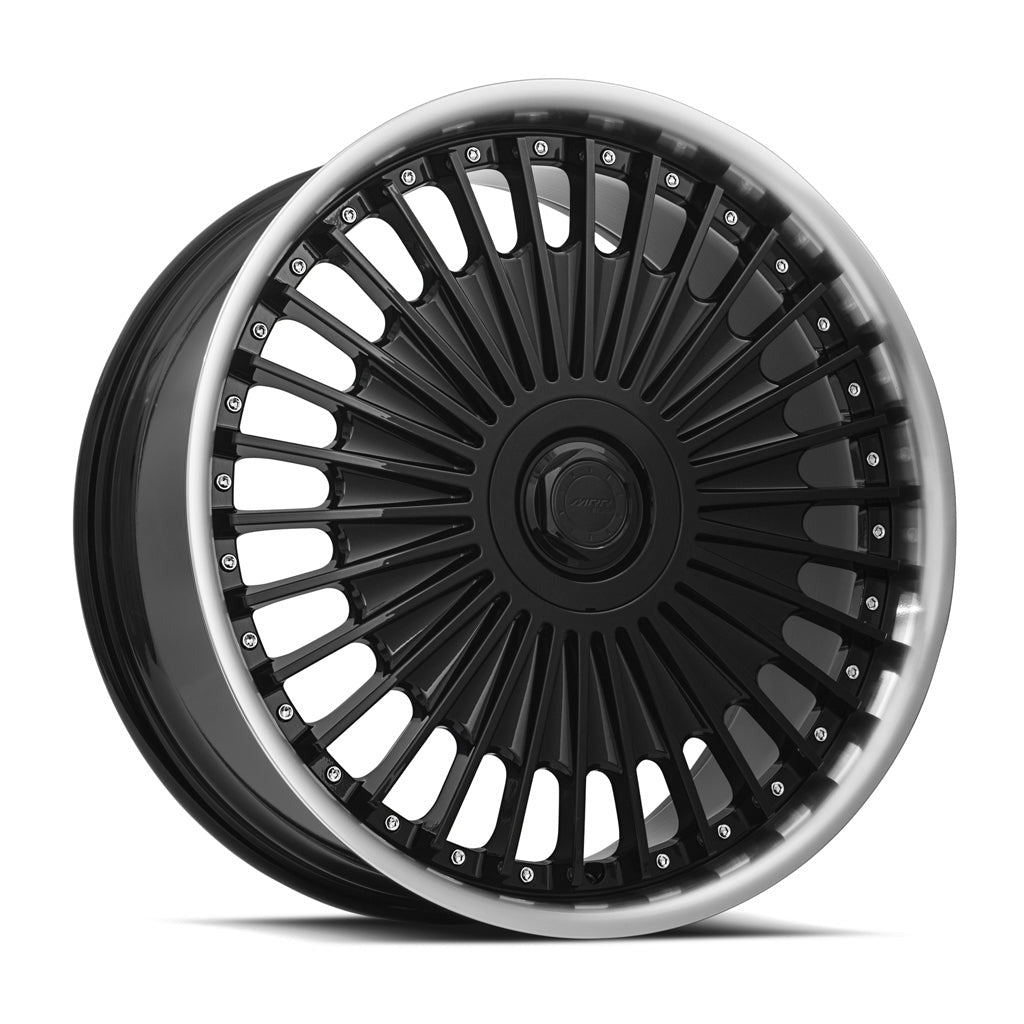 MRR VP4 22" 5x114.3 Black Machined Lip