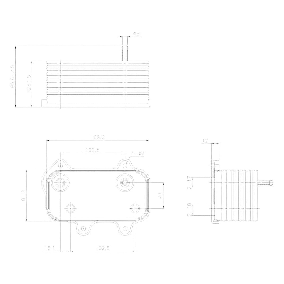 Engine Oil Cooler - Porsche