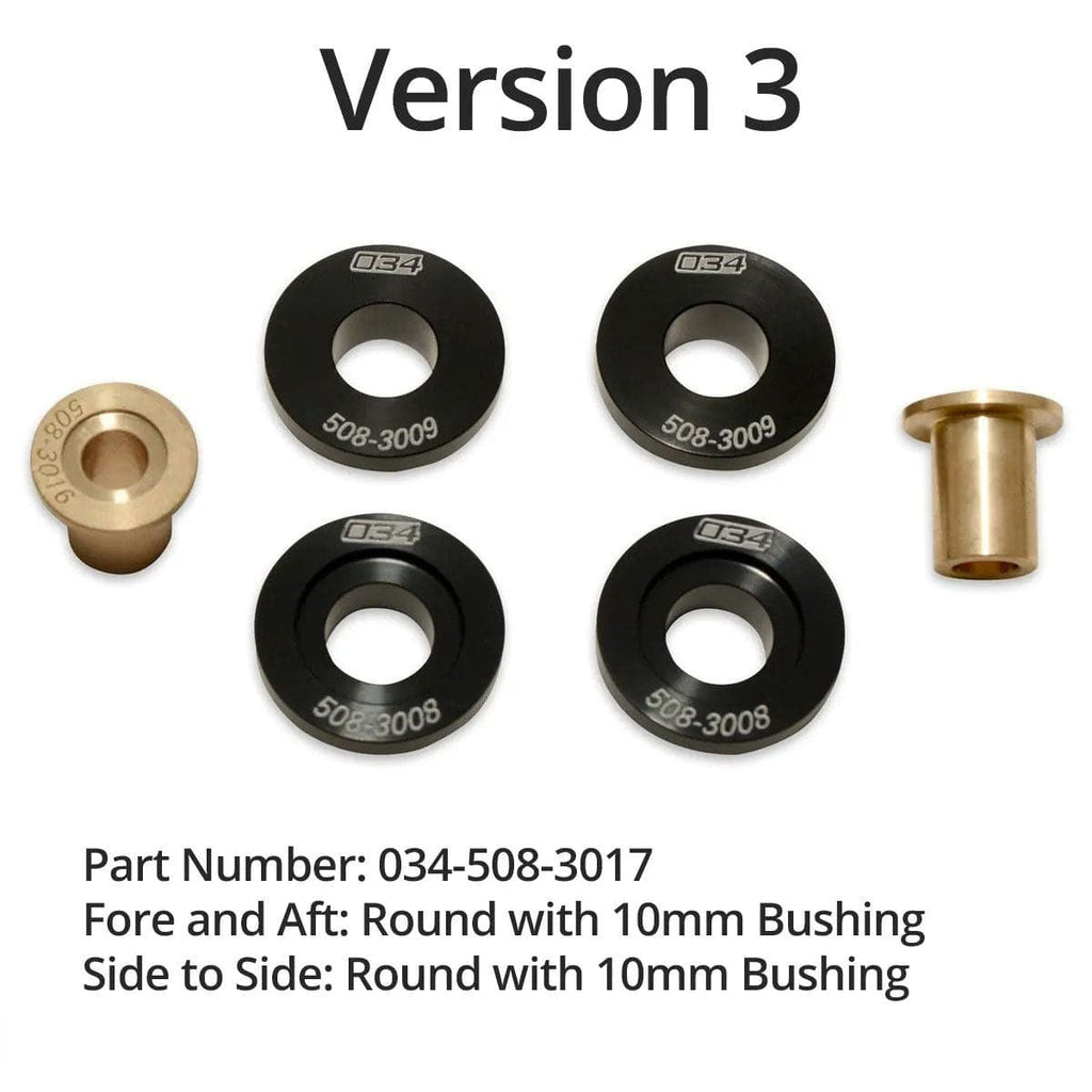 034Motorsport Billet Solid Shifter Bushing Kit - VW / Audi / Many Models (Check Fitment)