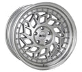 F1R R32 18" 5x112 Machine Silver w/ Polish Lip (NLA)