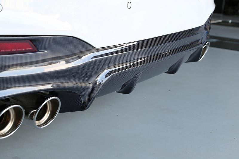 3D Design - 5 Series G30 M-Sport Rear Diffuser Type 2 M-Sport Only
