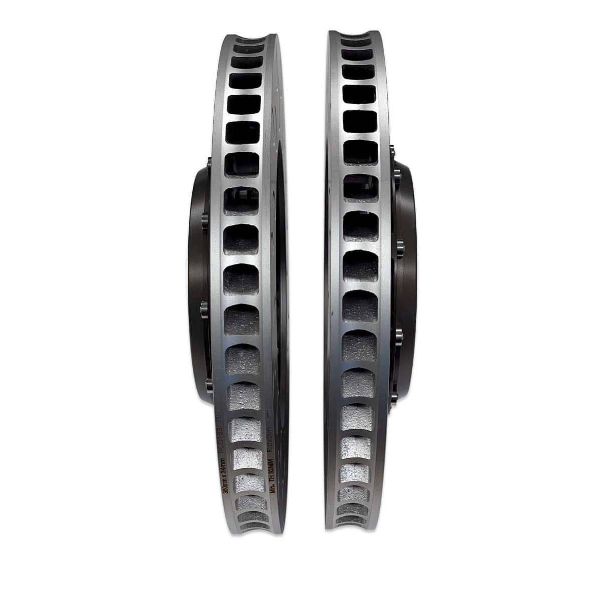 034Motorsport 2-Piece Floating Front Brake Rotor Upgrade Kit - Audi / B9 / B9.5 / S4 / S5