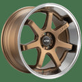 F1R FC7 18" 5x100 Satin Bronze w/ Polish Lip