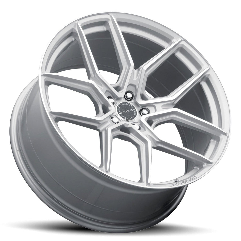 MV Forged MVF5 22" 5x108 up to 5x132 Diamond Silver (Custom Wheel)